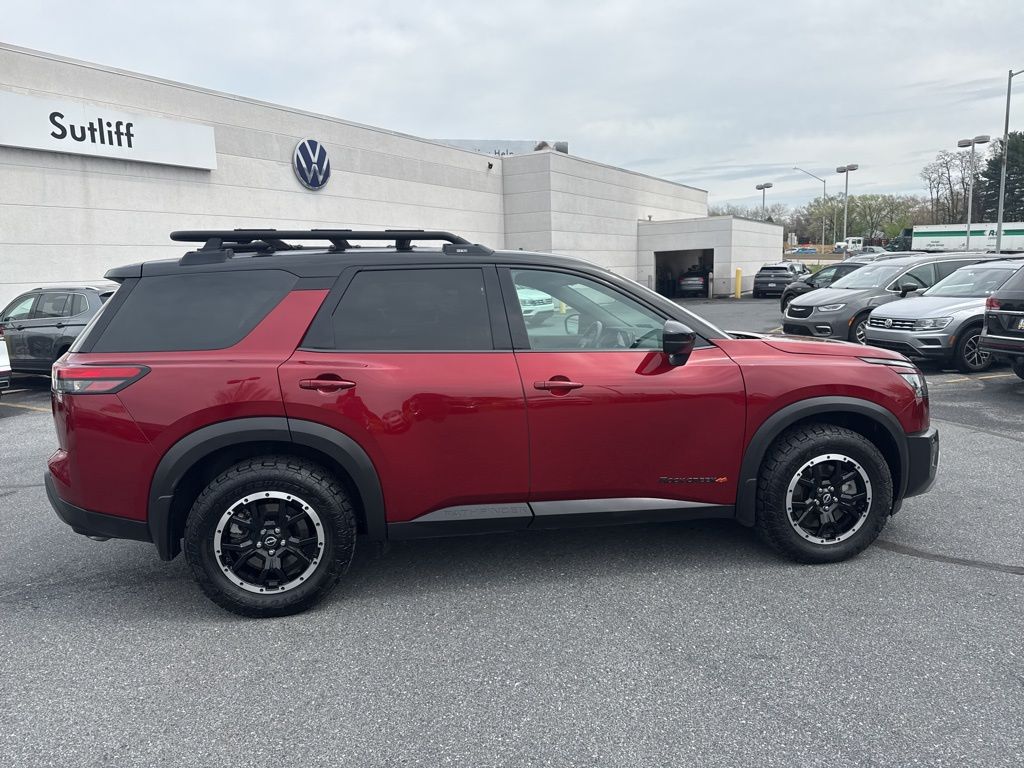 2024 Nissan Pathfinder Rock Creek Red at South Hills Kia