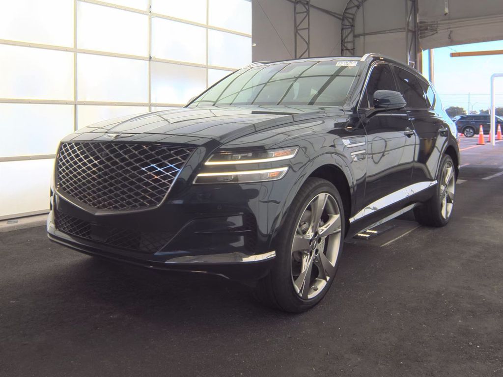 Capri Blue 2024 Genesis GV80 SUV / Crossover 8-Speed Automatic