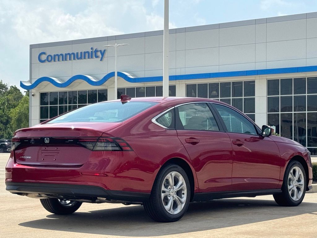 2026 Honda Accord LX Red at Community Honda