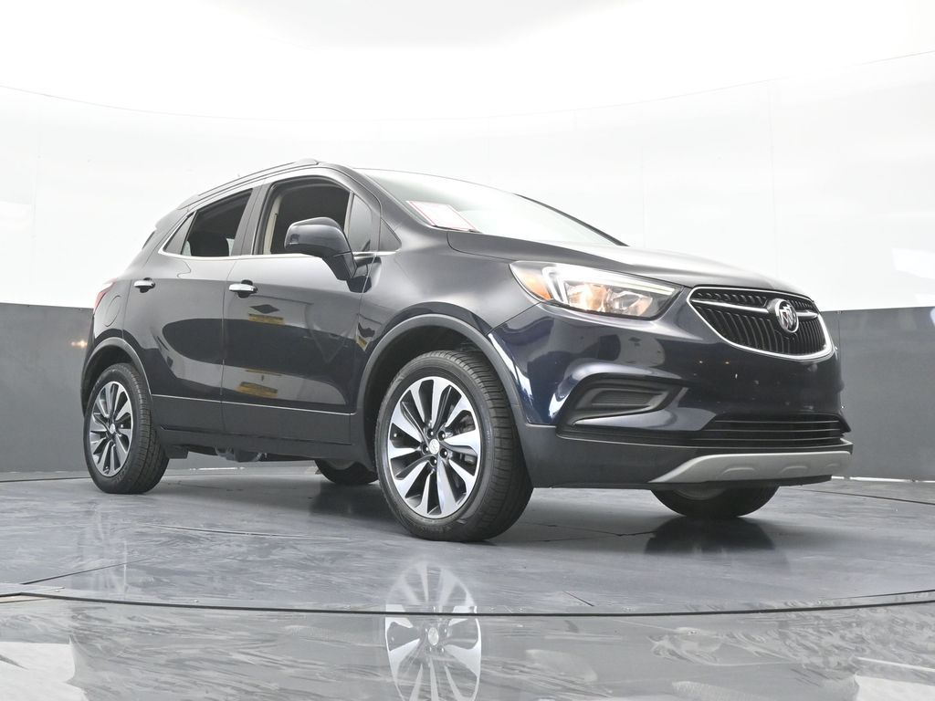 Used 2021 Dark Moon Blue Metallic Buick Preferred image 59