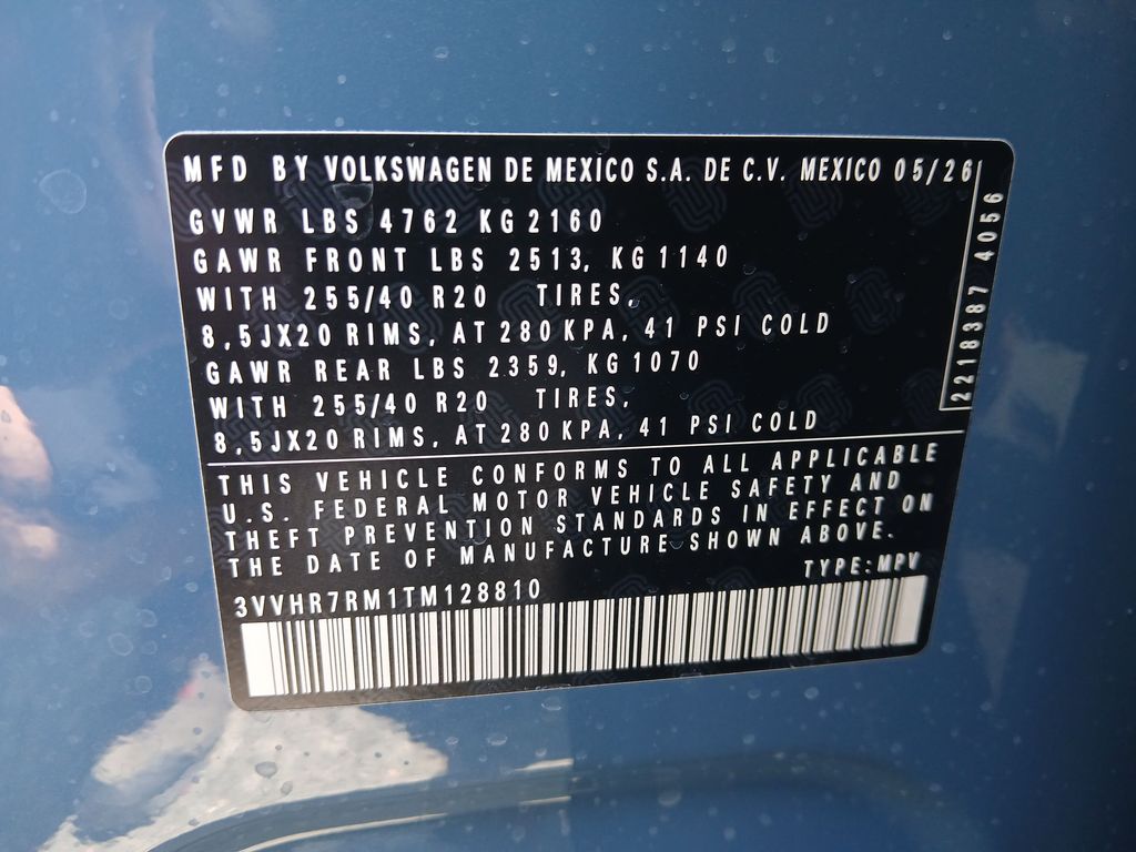 New 2026 Blue Volkswagen 2.0T SE R-Line Black image 29