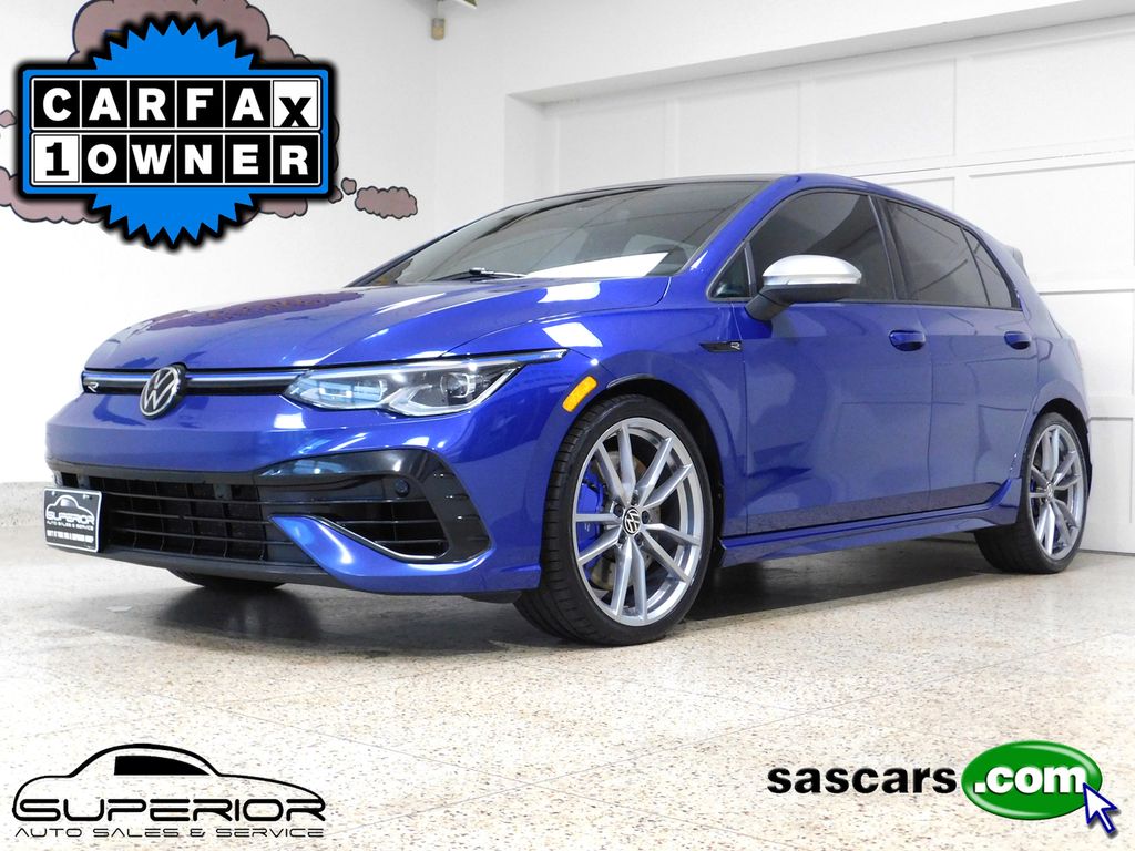 Lapiz Blue Metallic 2024 Volkswagen Golf R Hatchback All-Wheel Drive Automatic