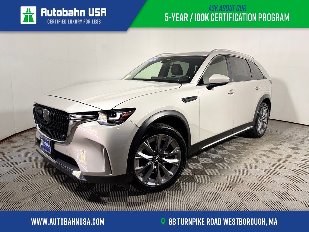Gray (Platinum Quartz) 2024 Mazda CX-90 SUV / Crossover All-Wheel Drive 8-Speed Automatic