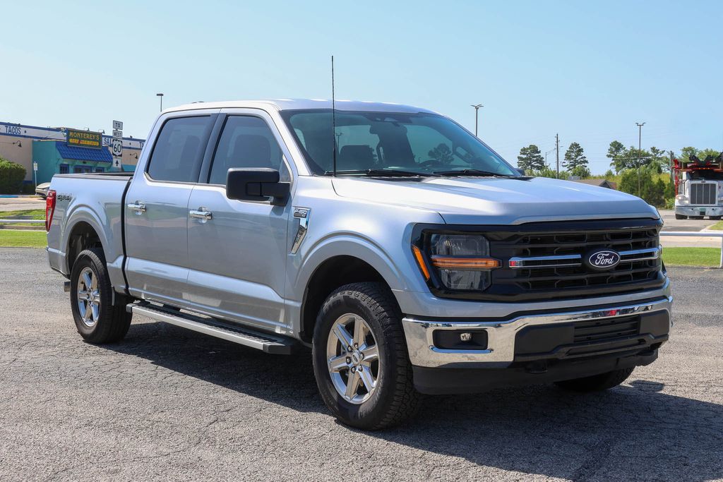 Silver Metallic 2025 Ford F-150 Pickup Truck Four-Wheel Drive Automatic