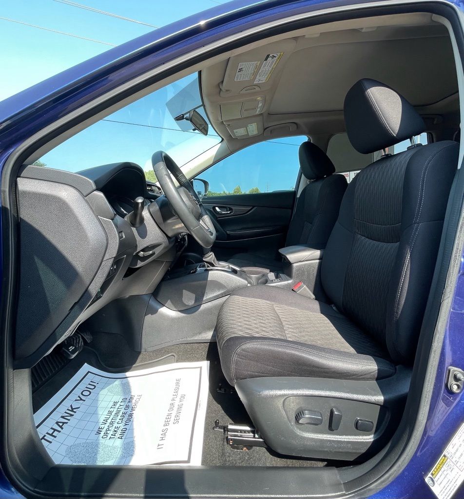 2018 Nissan Rogue SV Blue at Texan Dodge Chrysler Jeep Ram