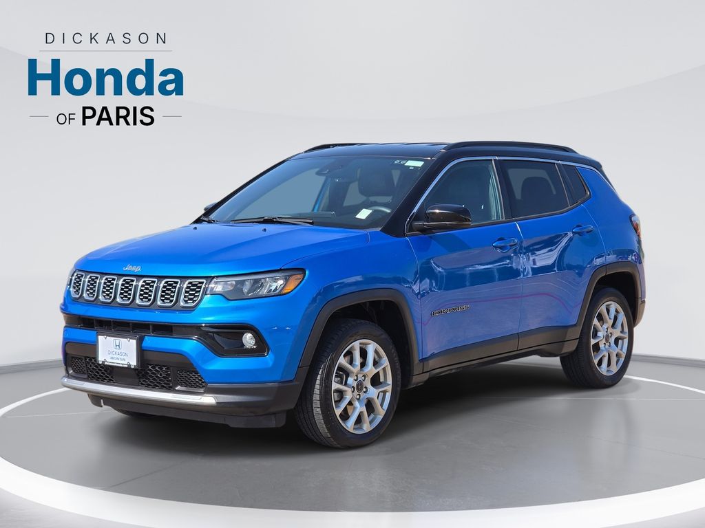 Blue Pearl 2025 Jeep Compass SUV / Crossover Four-Wheel Drive 8-Speed Automatic