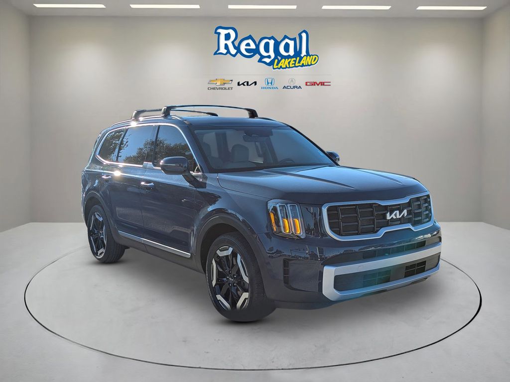 Midnight Lake Blue 2024 Kia Telluride S FWD SUV / Crossover Front-Wheel Drive 8-Speed Automatic