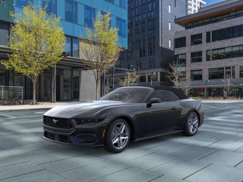 Shadow Black 2026 Ford Mustang Convertible Rear-Wheel Drive Automatic