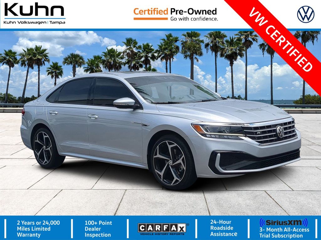 Reflex Silver Metallic 2020 Volkswagen Passat 2.0T R-Line FWD Sedan Front-Wheel Drive 6-Speed Automatic