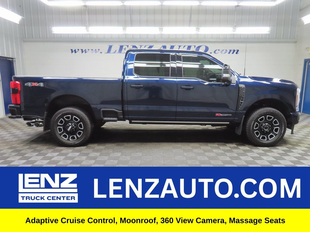 Antimatter Blue Metallic 2025 Ford F-350 Super Duty Pickup Truck Four-Wheel Drive Automatic