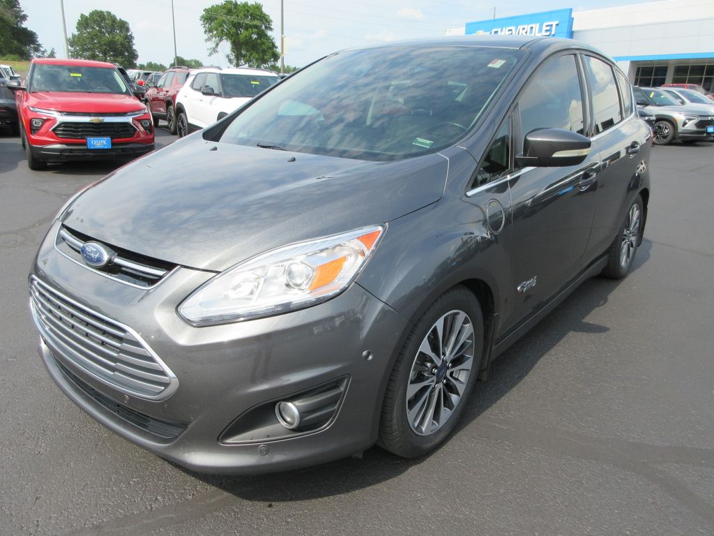 Gray (Magnetic) 2017 Ford C-Max Energi Wagon Front-Wheel Drive Continuously Variable Transmission