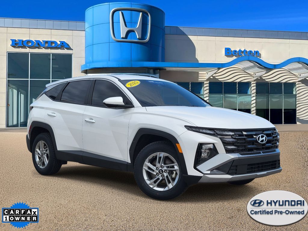 Serenity White Pearl 2025 Hyundai Tucson SE AWD SUV / Crossover All-Wheel Drive 8-Speed Automatic