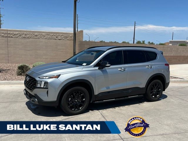 Shimmering Silver 2023 Hyundai Santa Fe SUV / Crossover All-Wheel Drive 8-Speed Automatic