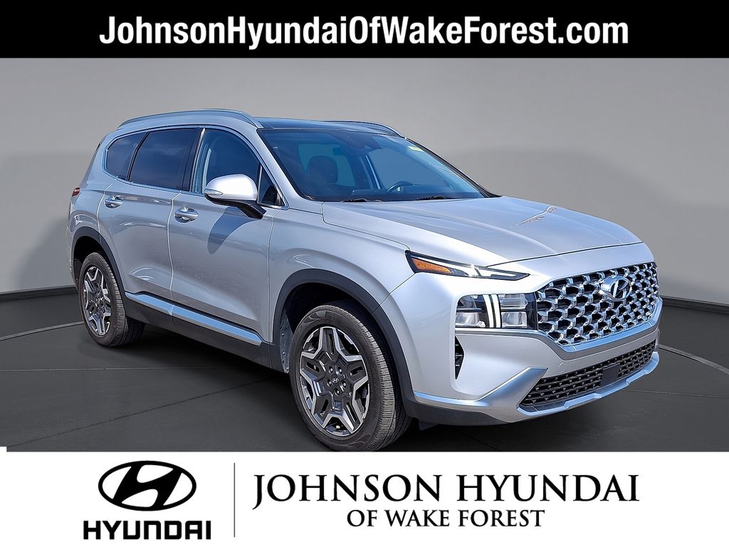 Stellar Silver 2021 Hyundai Santa Fe Hybrid SUV / Crossover All-Wheel Drive 6-Speed Automatic