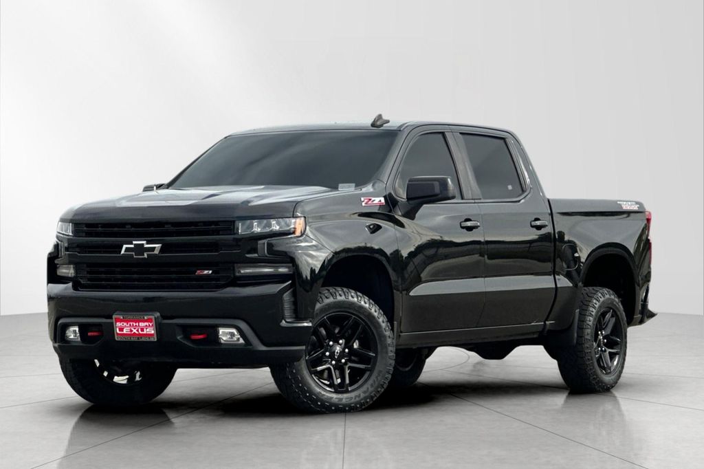 Black 2020 Chevrolet Silverado 1500 Pickup Truck Four-Wheel Drive Automatic