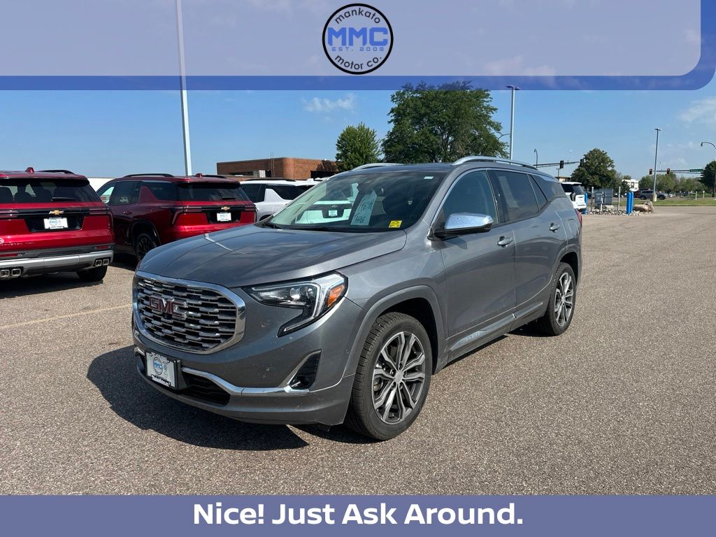 Gray (Satin Steel Metallic) 2019 GMC Terrain SUV / Crossover Four-Wheel Drive 9-Speed Automatic