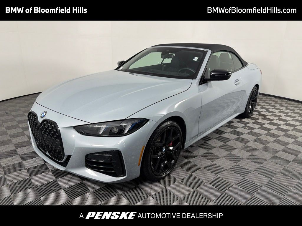 Gray Metallic 2026 BMW 4 Series 430i Convertible xDrive Convertible All-Wheel Drive 8-Speed Automatic