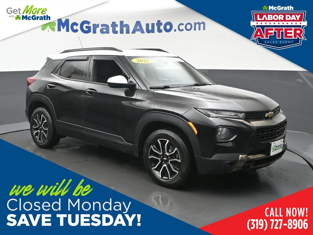 Mosaic Black Metallic 2021 Chevrolet Trailblazer SUV / Crossover Four-Wheel Drive 9-Speed Automatic