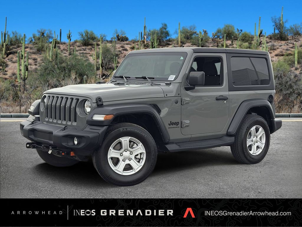 Sting-Gray Clearcoat 2023 Jeep Wrangler SUV / Crossover Four-Wheel Drive 8-Speed Automatic