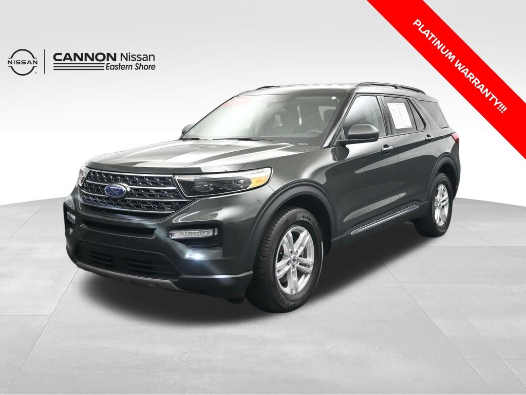 Green Metallic 2024 Ford Explorer SUV / Crossover All-Wheel Drive Automatic