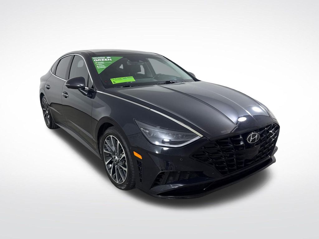 Carbon Blue 2023 Hyundai Sonata Sedan Front-Wheel Drive 8-Speed Automatic