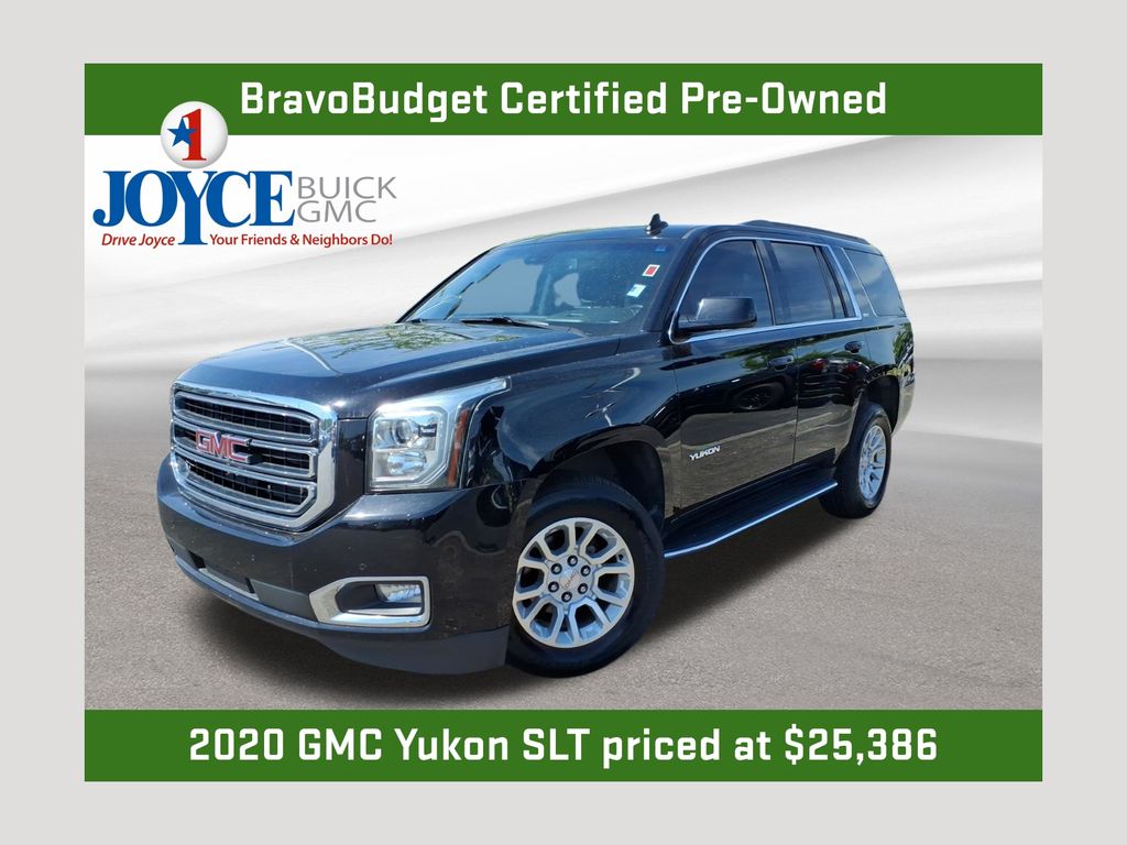 Onyx Black 2020 GMC Yukon SUV / Crossover Four-Wheel Drive 6-Speed Automatic Overdrive