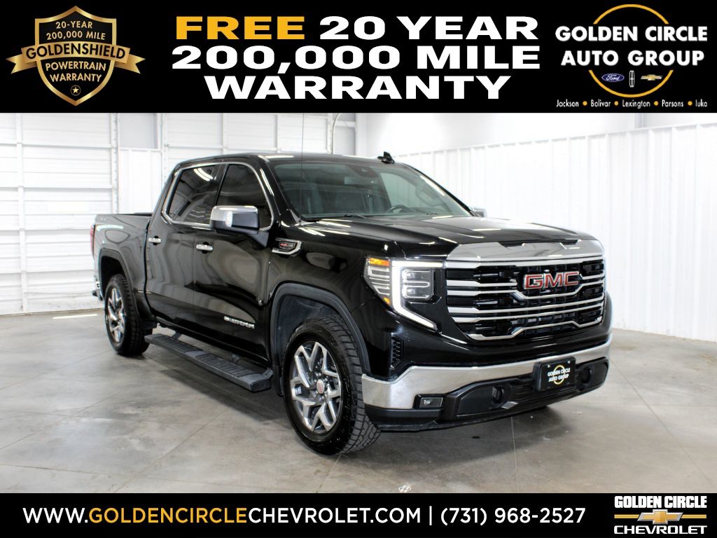 Onyx Black 2022 GMC Sierra 1500 Pickup Truck Four-Wheel Drive Automatic