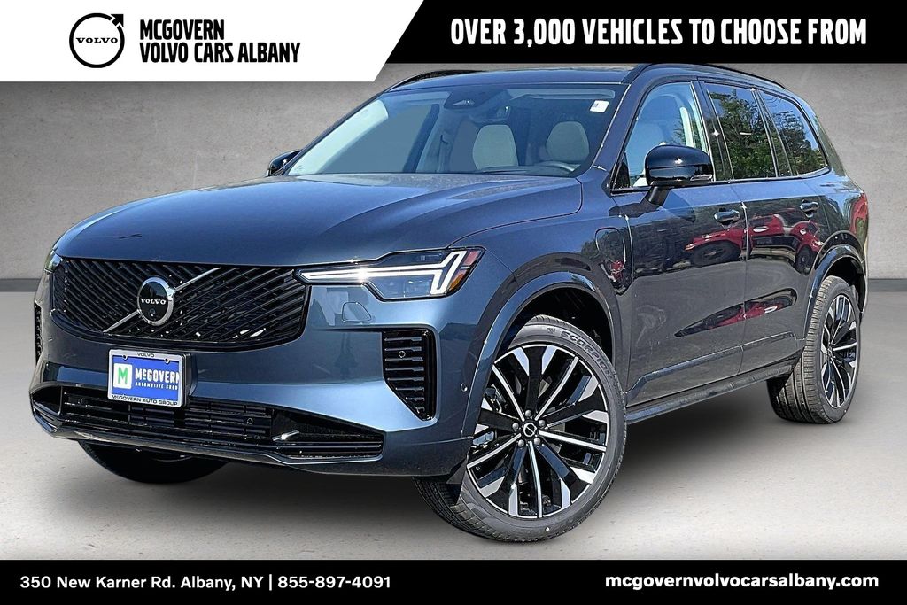 Denim Blue Metallic 2026 Volvo XC90 Recharge T8 Ultra Dark 6-Passenger eAWD SUV / Crossover All-Wheel Drive Automatic