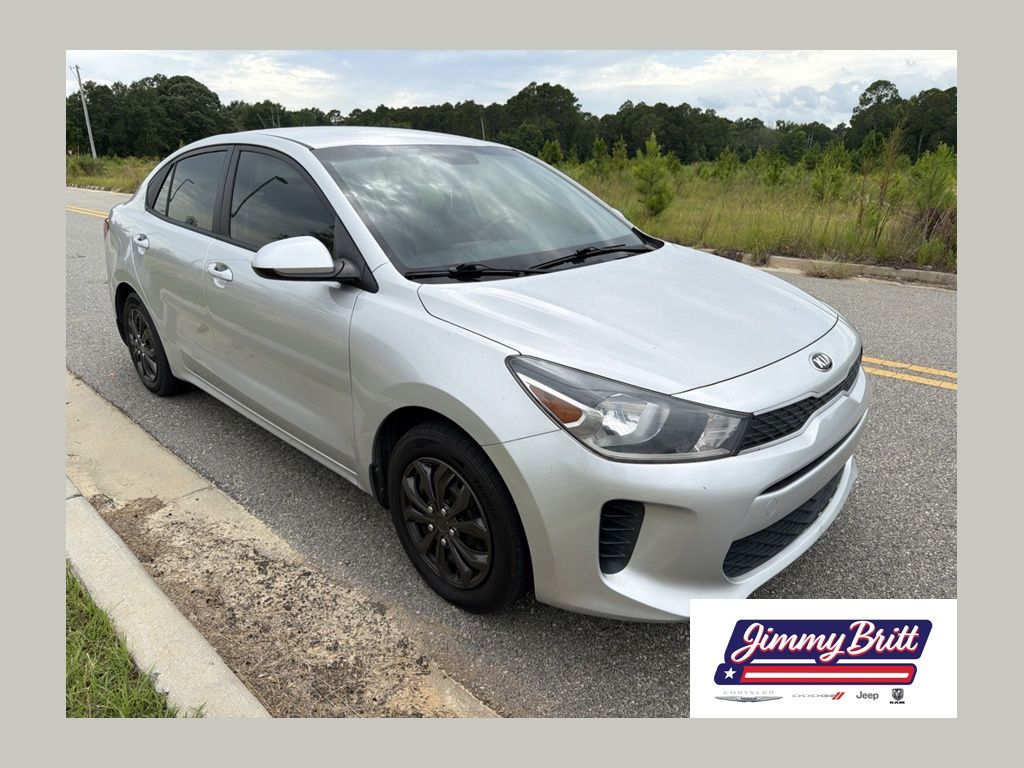 Silky Silver 2020 Kia Rio Sedan Front-Wheel Drive Continuously Variable Transmission