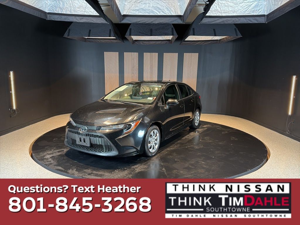 Black 2021 Toyota Corolla LE FWD Sedan Front-Wheel Drive Automatic