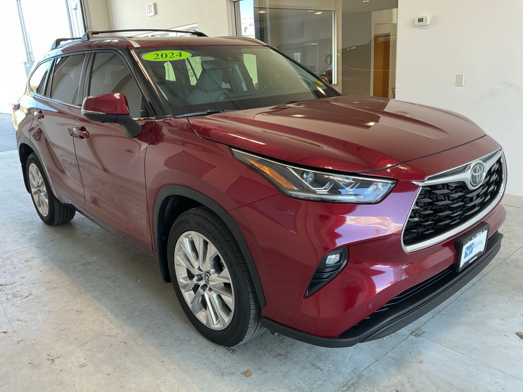 Red (Ruby Flare Pearl) 2024 Toyota Highlander Limited AWD SUV / Crossover All-Wheel Drive 8-Speed Automatic