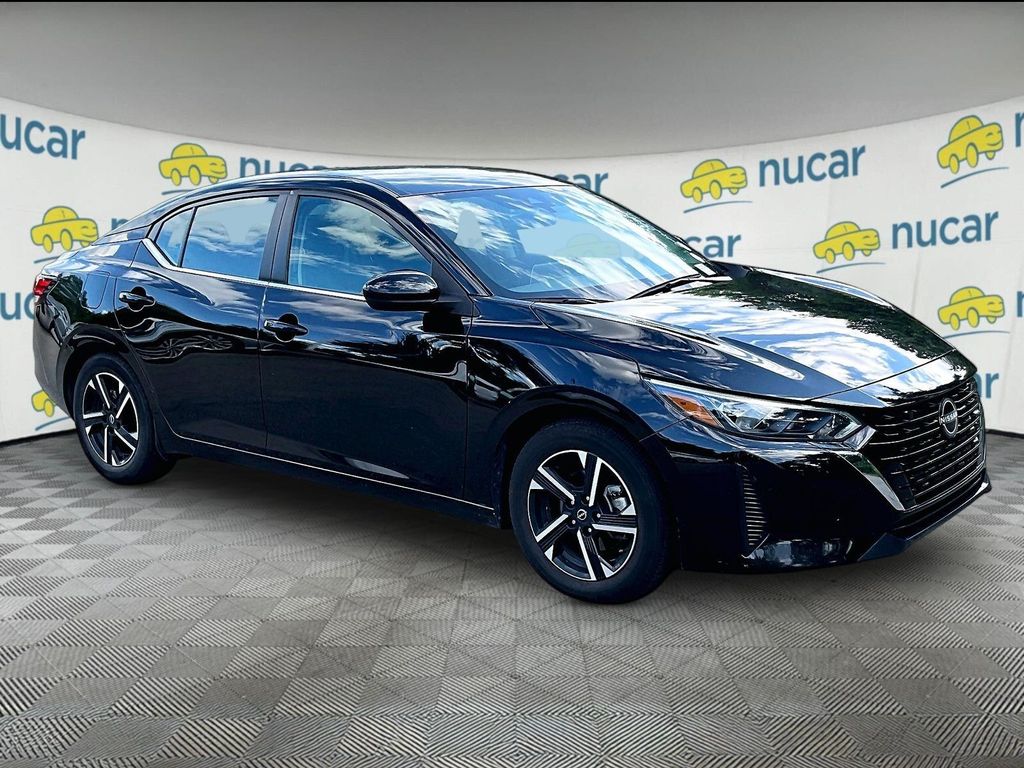 Super Black 2024 Nissan Sentra Sedan Front-Wheel Drive Continuously Variable Transmission