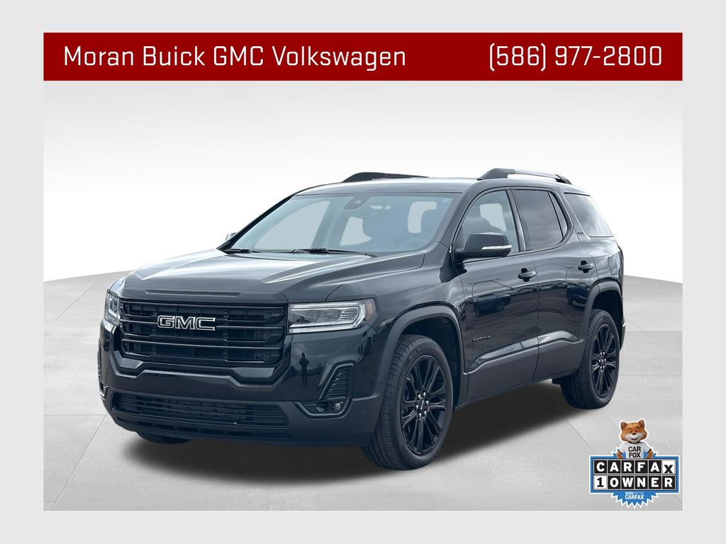 Black (Ebony Twilight Metallic) 2023 GMC Acadia SLT AWD SUV / Crossover Four-Wheel Drive 9-Speed Automatic