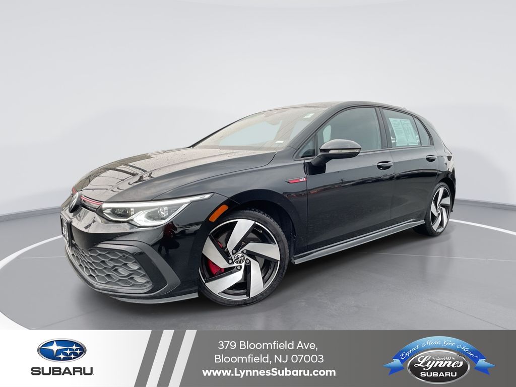 Black 2024 Volkswagen Golf GTI Hatchback Front-Wheel Drive 7-Speed Dual Clutch