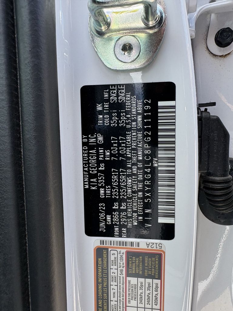 2023 Kia Sorento LX White at Shottenkirk Kia Fort Bend