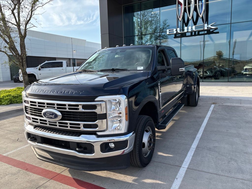 Blue Metallic 2024 Ford F-350 Super Duty Pickup Truck Four-Wheel Drive Automatic