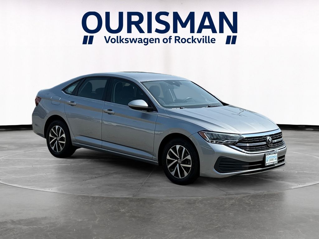 Pyrite Silver Metallic 2024 Volkswagen Jetta Sedan Front-Wheel Drive 8-Speed Automatic