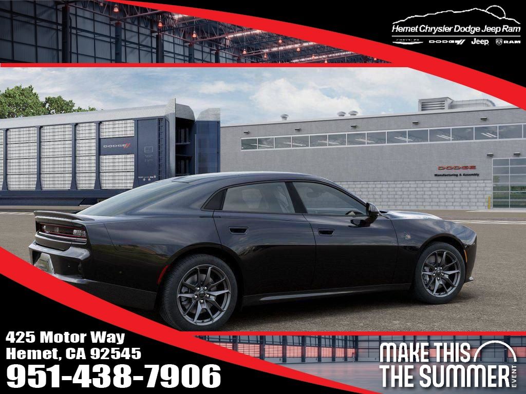 Diamond Black Crystal Pearlcoat 2026 Dodge Charger Sedan All-Wheel Drive 8-Speed Automatic