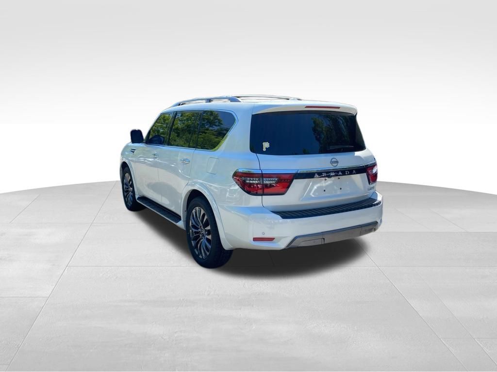 2024 Nissan Armada Platinum White at John Sisson Motors