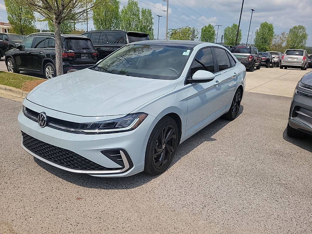 Monument Gray 2025 Volkswagen Jetta SE FWD Sedan Front-Wheel Drive 8-Speed Automatic