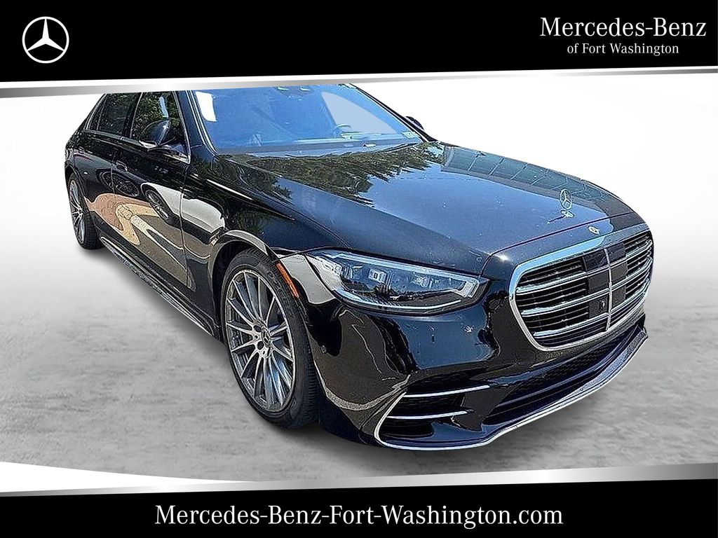 Black 2022 Mercedes-Benz S-Class S 500 4MATIC AWD Sedan All-Wheel Drive 9-Speed Automatic