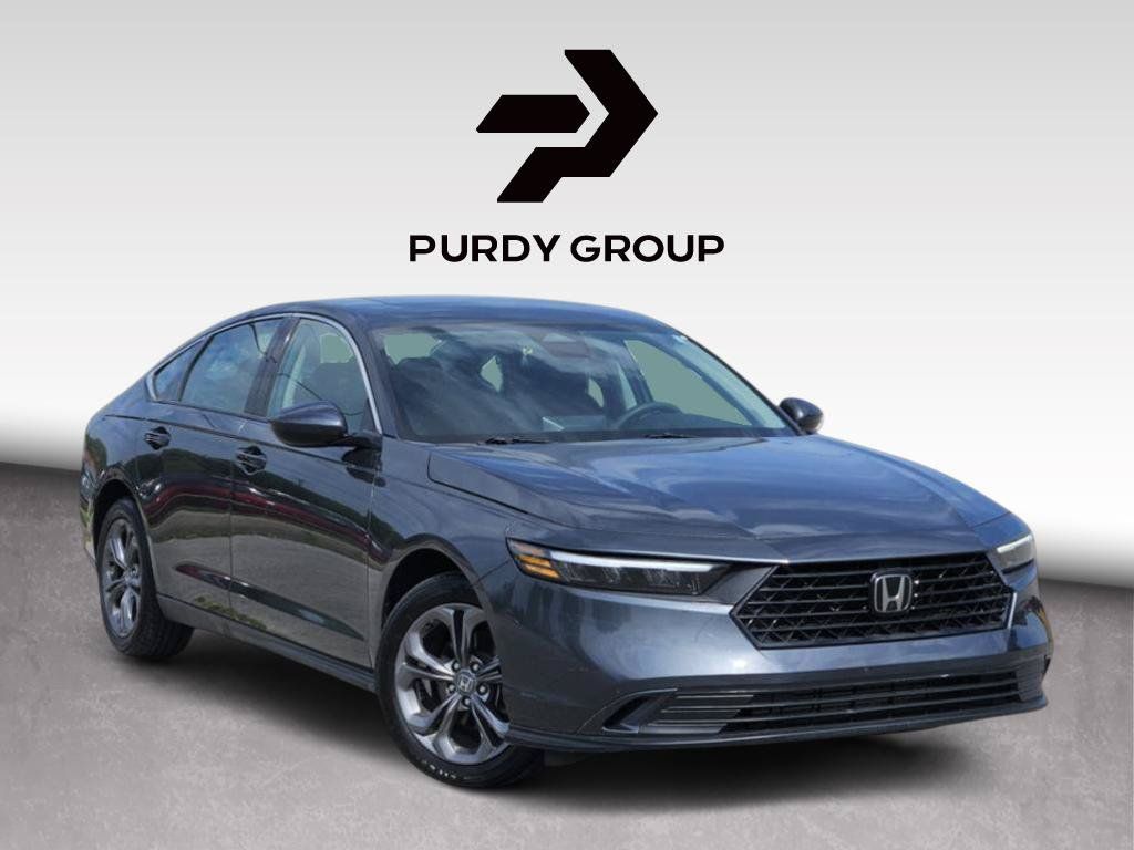 Gray 2024 Honda Accord Sedan Front-Wheel Drive Continuously Variable Transmission