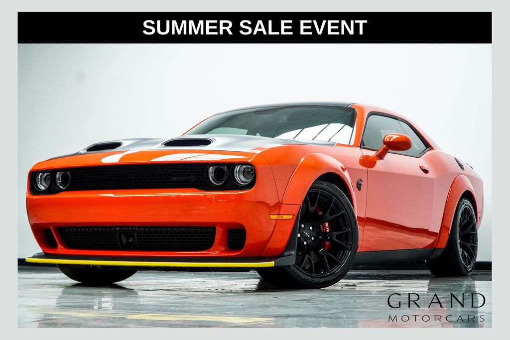 Go Mango! 2023 Dodge Challenger Coupe Rear-Wheel Drive 8-Speed Automatic