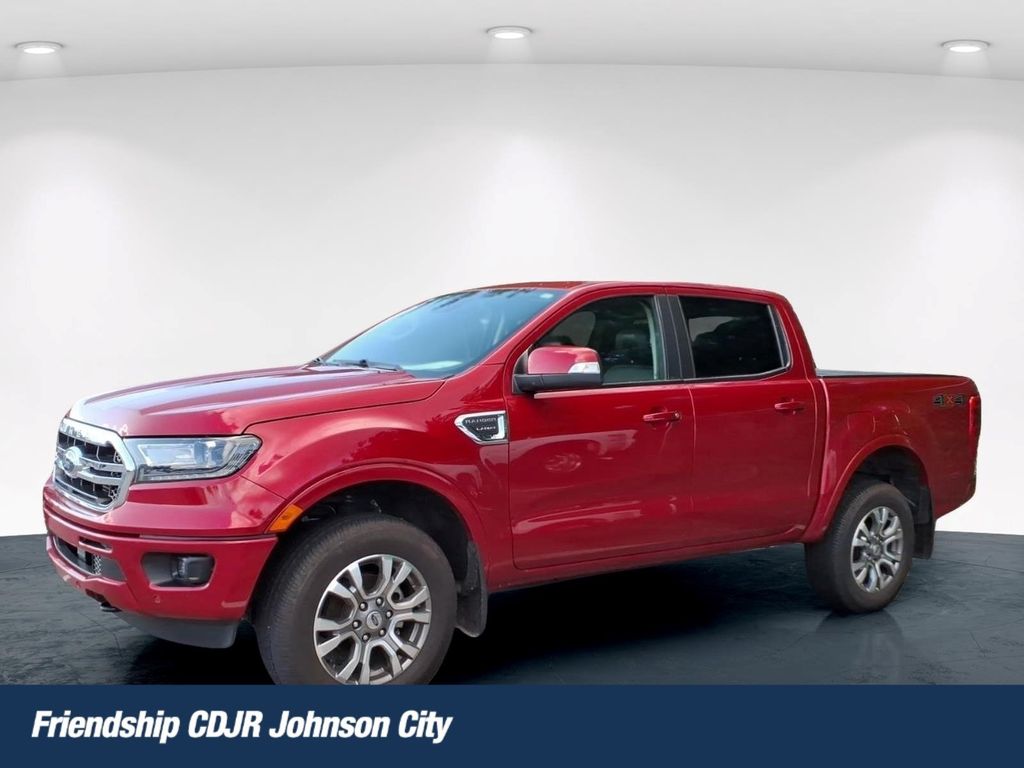 Red Metallic 2020 Ford Ranger Pickup Truck Four-Wheel Drive Automatic