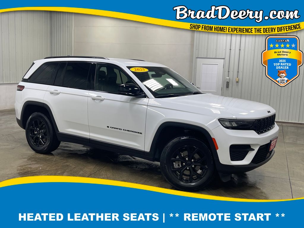 Bright White Clearcoat 2025 Jeep Grand Cherokee SUV / Crossover Four-Wheel Drive 8-Speed Automatic