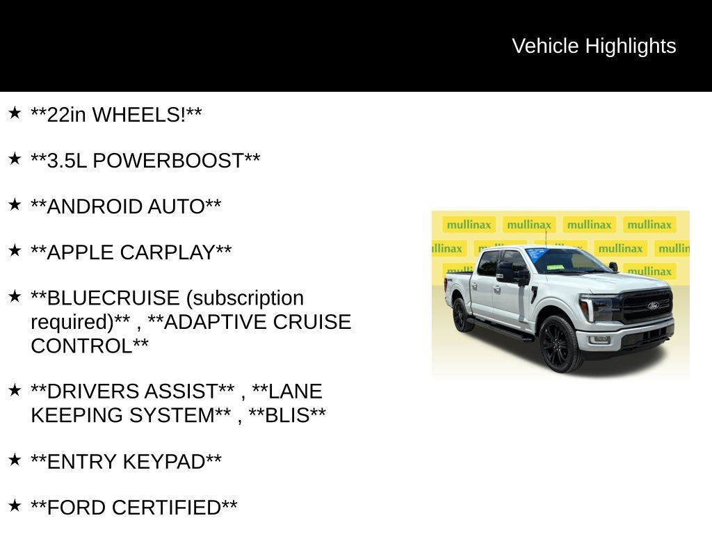 Certified Used 2024 White Ford Lariat image 12
