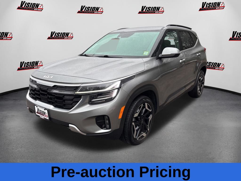 Steel Gray 2024 Kia Seltos SUV / Crossover All-Wheel Drive 8-Speed Automatic