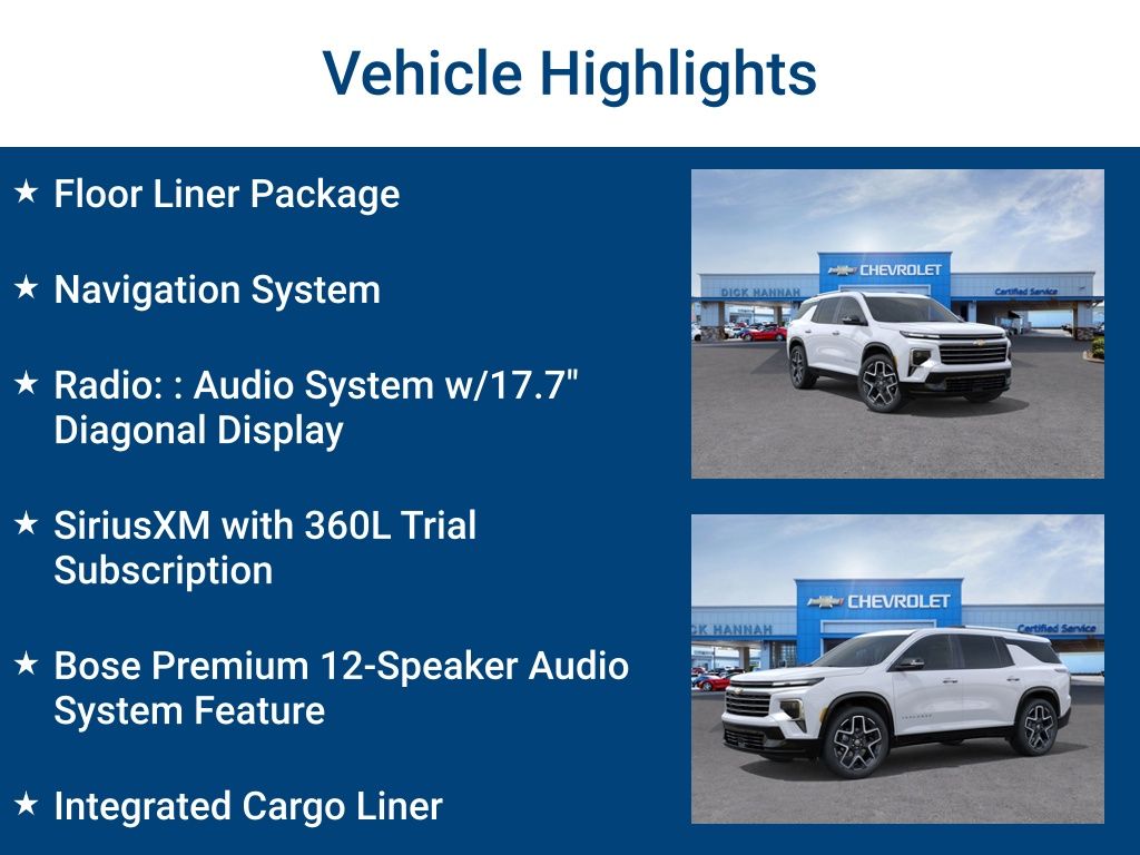 2026 Chevrolet Traverse High Country