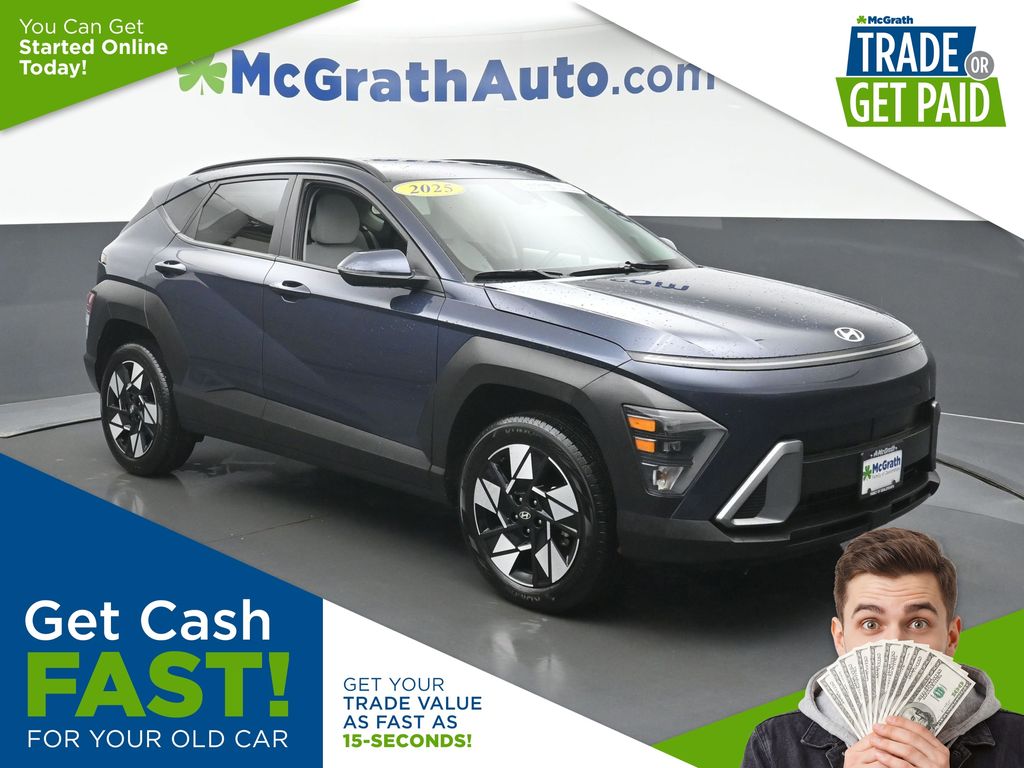 Denim Blue Pearl 2025 Hyundai Kona SEL AWD SUV / Crossover All-Wheel Drive Continuously Variable Transmission