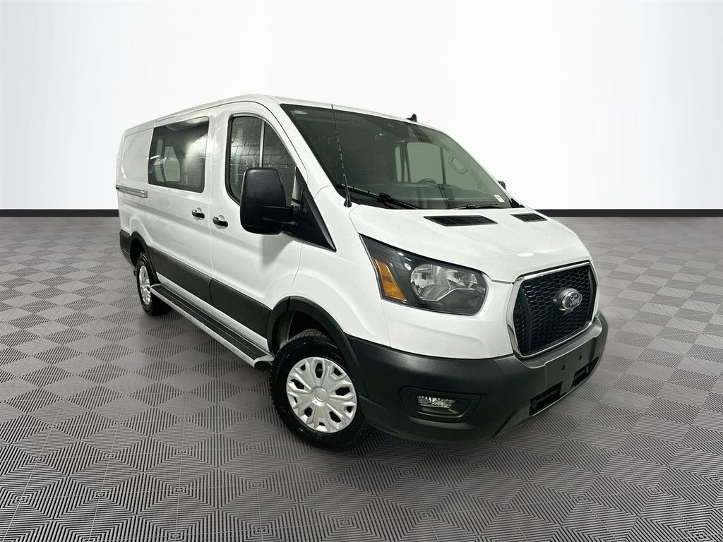 Oxford White 2025 Ford Transit Cargo Van Rear-Wheel Drive